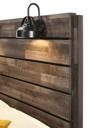 Carter Brown Platform Bedroom Set - Gate FurnitureBedroom Set