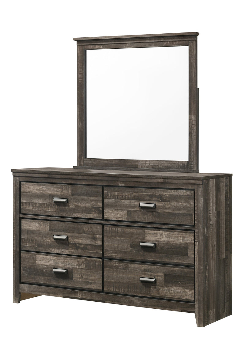 Carter Brown Platform Youth Bedroom Set - Gate FurnitureYouth Bedroom Set
