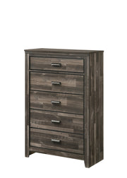 Carter Brown Platform Youth Bedroom Set - Gate FurnitureYouth Bedroom Set