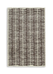 Cartlett White/Taupe/Black Medium Rug - R408672