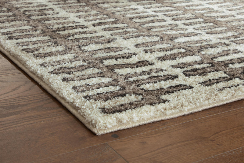Cartlett White/Taupe/Black Medium Rug - R408672