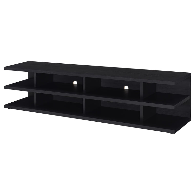 Cartmill 78-inch 2-tier TV Stand Media Console Black - 710533