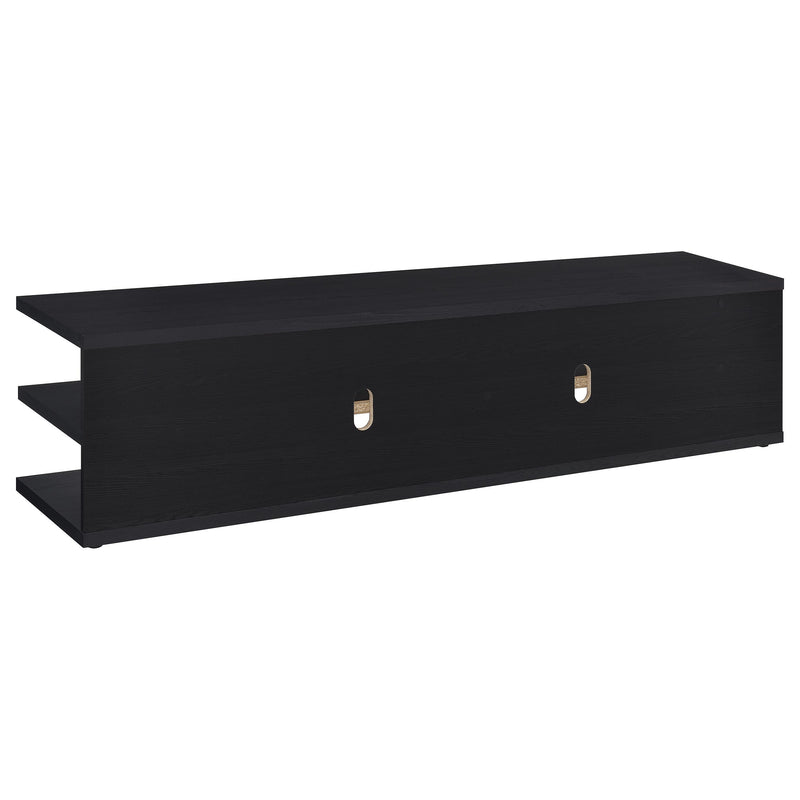 Cartmill 78-inch 2-tier TV Stand Media Console Black - 710533