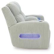 Carvara Alloy Power Reclining Loveseat with Console - PC6420318