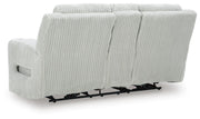 Carvara Alloy Power Reclining Loveseat with Console - PC6420318