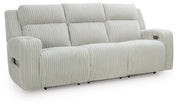 Carvara Alloy Power Reclining Sofa and Loveseat - PC64203U2