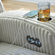 Carvara Alloy Power Reclining Sofa - PC6420315