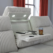 Carvara Sofa and Loveseat in Alloy - PKG022058