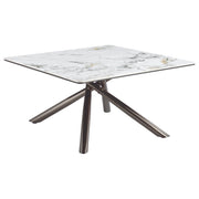Carvell 2-piece Square Coffee and End Table Set Mirage White - 708138-S2