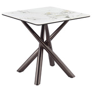 Carvell 3-piece Square Coffee and End Table Set Mirage White - 708138-S3