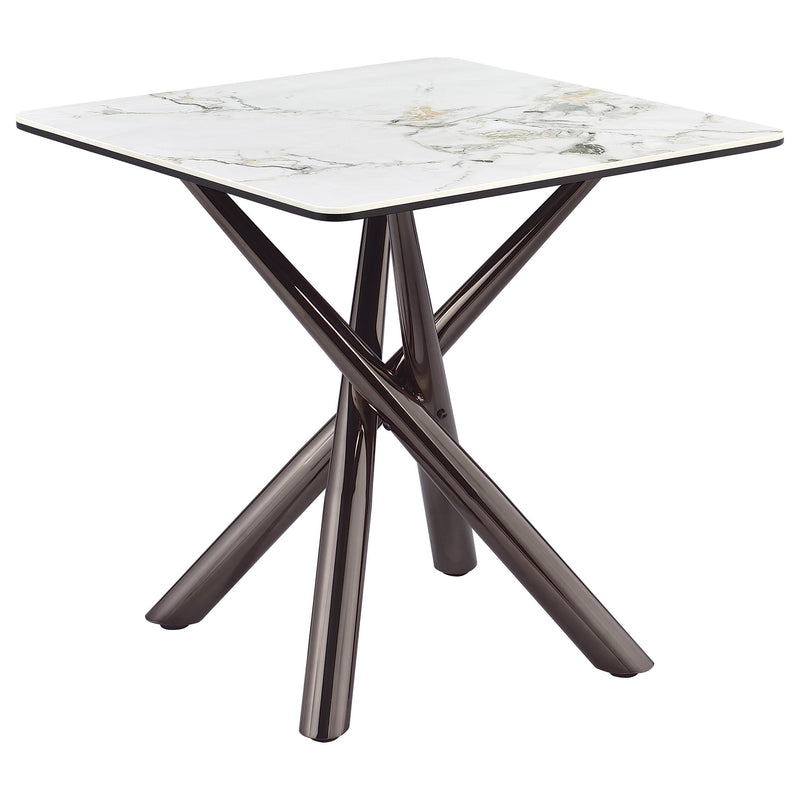 Carvell 3-piece Square Coffee and End Table Set Mirage White - 708138-S3