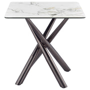 Carvell 3-piece Square Coffee and End Table Set Mirage White - 708138-S3