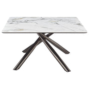 Carvell Square Sintered Stone Top Coffee Table Mirage White - 708138