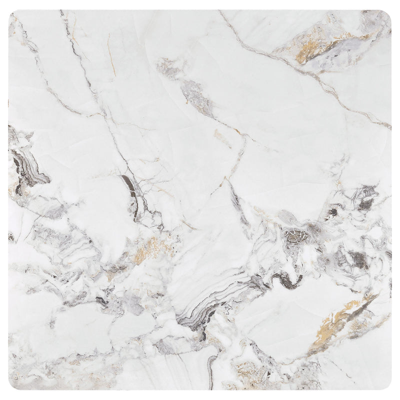 Carvell Square Sintered Stone Top Coffee Table Mirage White - 708138