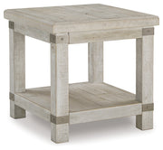 Carynhurst Coffee Table with 2 End Tables in White Wash Gray - PKG007153