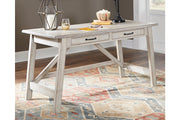 Carynhurst Whitewash 60" Home Office Desk - Gate FurnitureOffice Desks