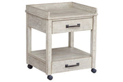 Carynhurst Whitewash Printer Stand - Gate FurniturePrinter Stand