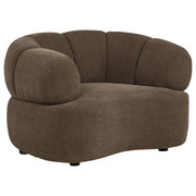 Casarin Fabric 3-Piece Channel-Back Sofa Set Brown - 511251-S3