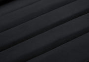 Cascade 72" Velvet Upholstered Fabric Upholstered Loveseat in Black - 192Black-L
