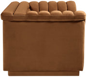 Cascade 72" Velvet Upholstered Fabric Upholstered Loveseat in Saddle - 192Saddle-L