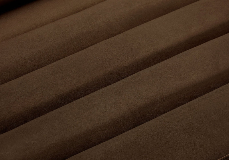 Cascade 94" Velvet Upholstered Fabric Upholstered Sofa in Brown - 192Brown-S