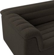 Cascade Boucle Fabric Upholstered Chair in Brown - 191Brown-C