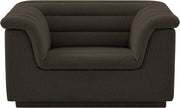 Cascade Boucle Fabric Upholstered Chair in Brown - 191Brown-C