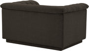 Cascade Boucle Fabric Upholstered Chair in Brown - 191Brown-C