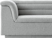 Cascade Boucle Fabric Upholstered Chair in Grey - 191Grey-C