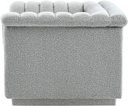 Cascade Boucle Fabric Upholstered Chair in Grey - 191Grey-C