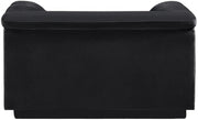 Cascade Velvet Upholstered Fabric Upholstered Chair in Black - 192Black-C