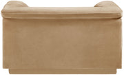 Cascade Velvet Upholstered Fabric Upholstered Chair in Camel - 192Camel-C