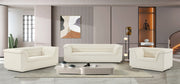 Cascade Velvet Upholstered Fabric Upholstered Chair in Cream - 192Cream-C