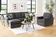 Cascilla Slate Sofa Chaise and Chair - Gate FurnitureSectional