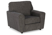Cascilla Slate Sofa Chaise and Chair - Gate FurnitureSectional
