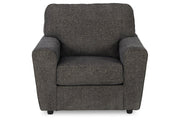 Cascilla Slate Sofa Chaise and Chair - Gate FurnitureSectional