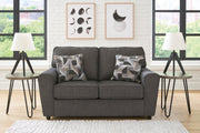 Cascilla Slate Sofa Chaise and Loveseat - Gate FurnitureSectional