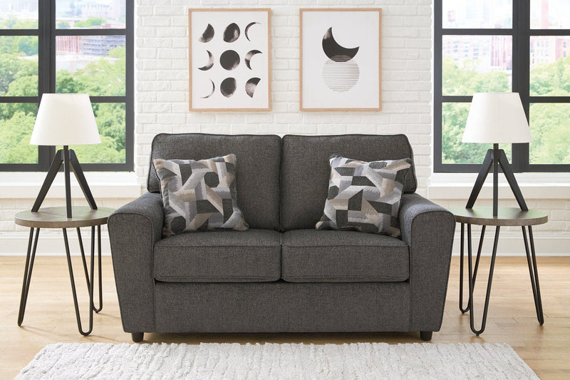 Cascilla Slate Sofa Chaise and Loveseat - Gate FurnitureSectional