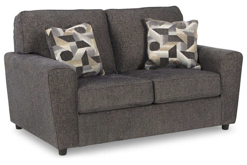 Cascilla Slate Sofa Chaise and Loveseat - Gate FurnitureSectional