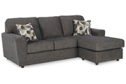 Cascilla Slate Sofa Chaise and Loveseat - Gate FurnitureSectional