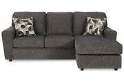 Cascilla Slate Sofa Chaise and Loveseat - Gate FurnitureSectional