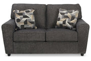 Cascilla Slate Sofa Chaise and Loveseat - Gate FurnitureSectional