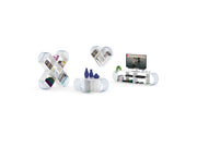 Case Bookcase in White - Blue - 711-CAS-BC-RF170406