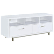 Casey 2-drawer Engineered Wood 60-inch TV Stand White - 701972