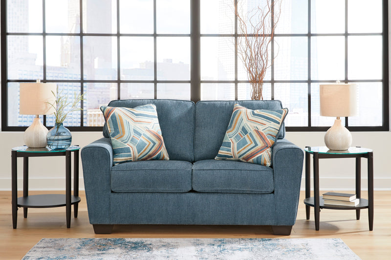 Cashton Blue Living Room Set - Gate FurnitureLiving Room Set