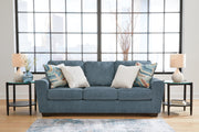 Cashton Blue Queen Sofa Sleeper and Loveseat - 40605U4