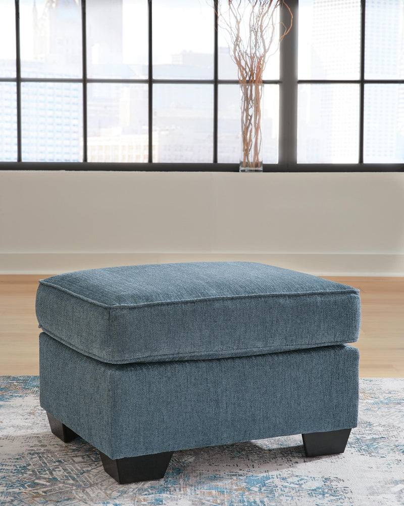 Cashton Blue Sofa, Chair and Ottoman - 40605U5