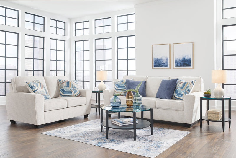 Cashton Snow Living Room Set - Gate FurnitureLiving Room Set