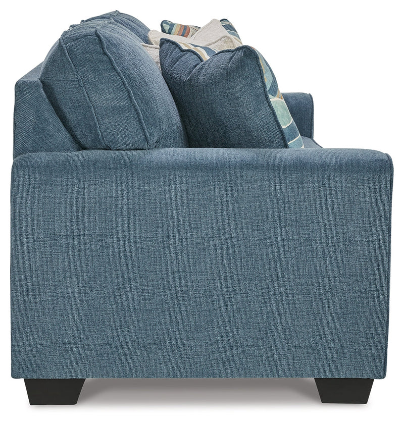 Cashton Sofa and Loveseat in Blue - PKG015052