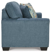 Cashton Sofa and Loveseat in Blue - PKG015052